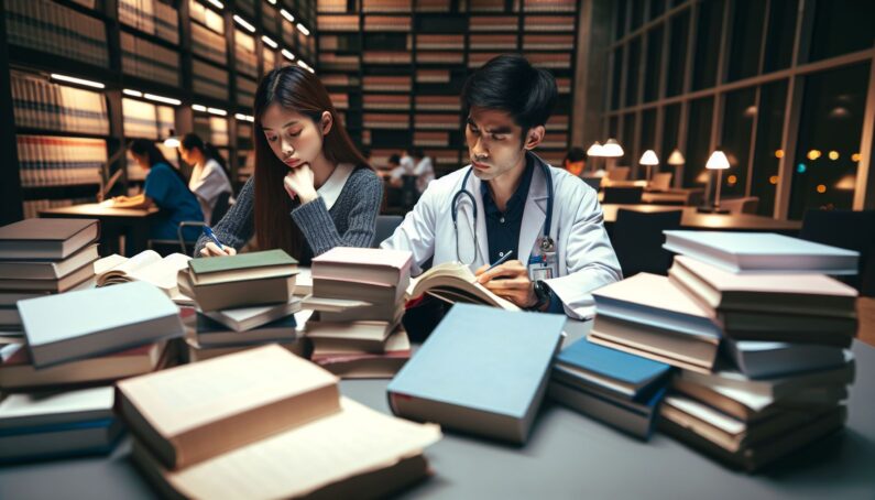 Medizinstudenten: Harte Arbeit für eine noble Berufung